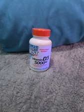 Doctor's Best D3 5000IU Vitamin Non-GMO Gluten Soy Regulates Immune 360 Softgels