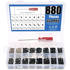 880Pcs Laptop Notebook Computer Screw Replacement Repair Kit for Lenovo Dell Tos