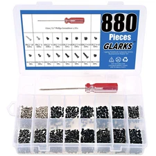 880Pcs Laptop Notebook Computer Screw Replacement Repair Kit for Lenovo Dell Tos