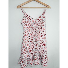 Urban Outfitters Ruched Floral Mini Dress