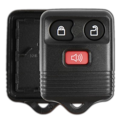 KeylessOption Key Fob Cover Case Replacement for 1998 1999 2000 1-Pack, Black 