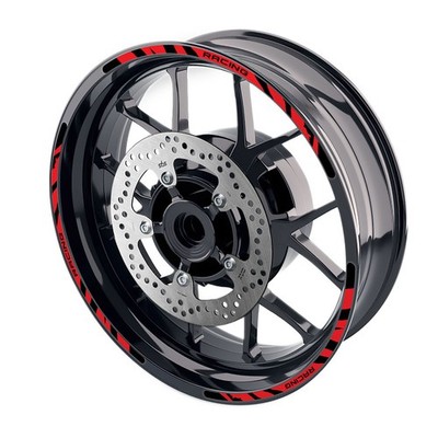 W02B For 2018-2020 Yamaha FJ09 MT-09 Tracer Red Wheel Sticker Kit 19
