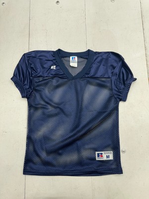 Russell Athletic Navy Blue Mesh Football Practice Jersey Youth Size Medium