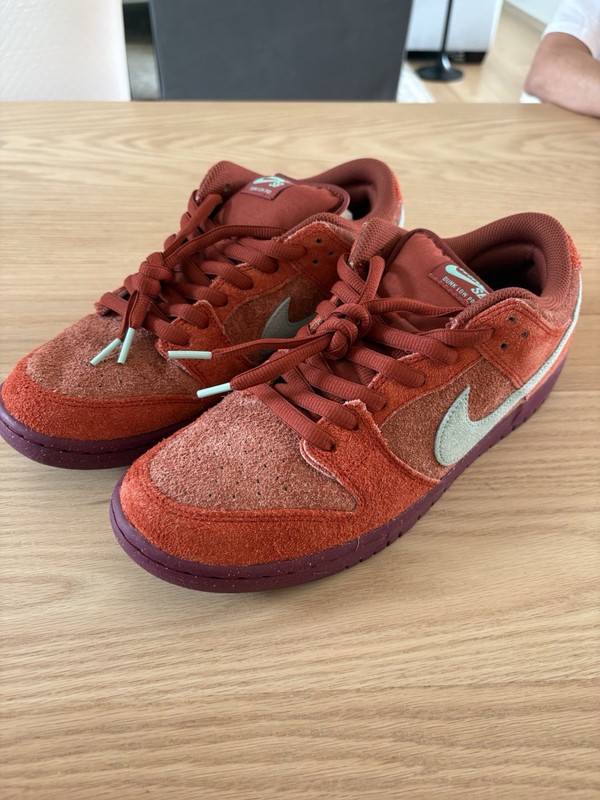 Nike SB Dunk Low Pro PRM Orange Skateboarding Shoes Men’s US 11