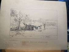 [stampa] Dolmen presso MINERVINO MURGE BAT ca. 27 x 20 cm