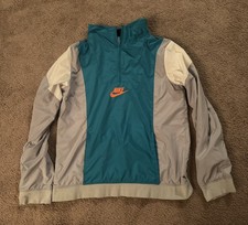 Boy's Youth XL Nike Standard Fit DA0865 1/4 Zip Mesh Lined Windbreaker Jacket
