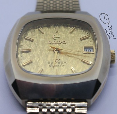 Vintage Scratchproof Rado Balboa K161 Tungsten Sapphire ESA 9362 Uhr