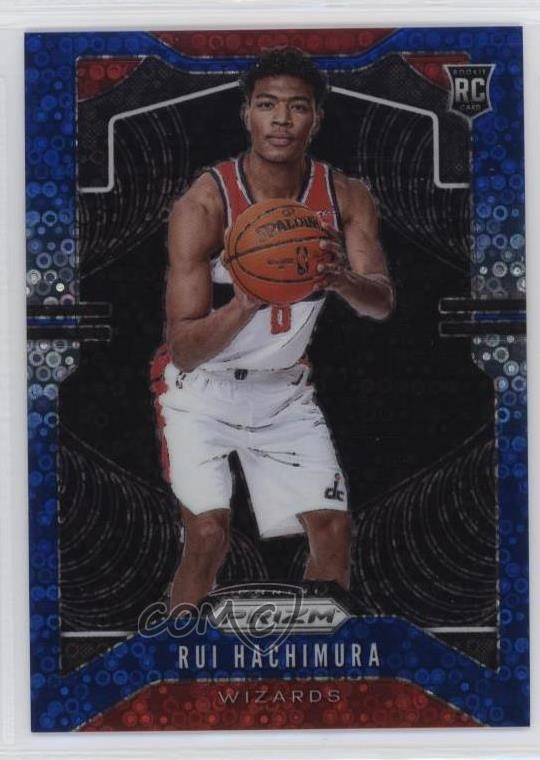 2019-20 Panini Prizm Fast Break Blue 126/175 Rui Hachimura #255 Rookie RC 7y2