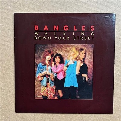 BANGLES WALKING DOWN YOUR STREET 7'' - 1986 with return post - UK