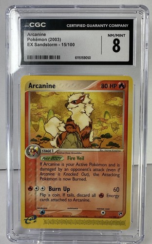 Arcanine graded CGC 8 for sale on eBay