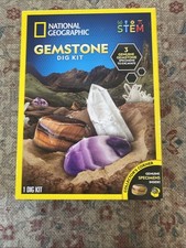 National Geographic Gemstone Dig Kit STEM Educational Toy homeschool science