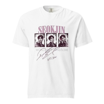 WWH Hyung, OT7 KPOP Group, Flying Kiss, Comfort Colors, Cotton T-Shirt, WHITE