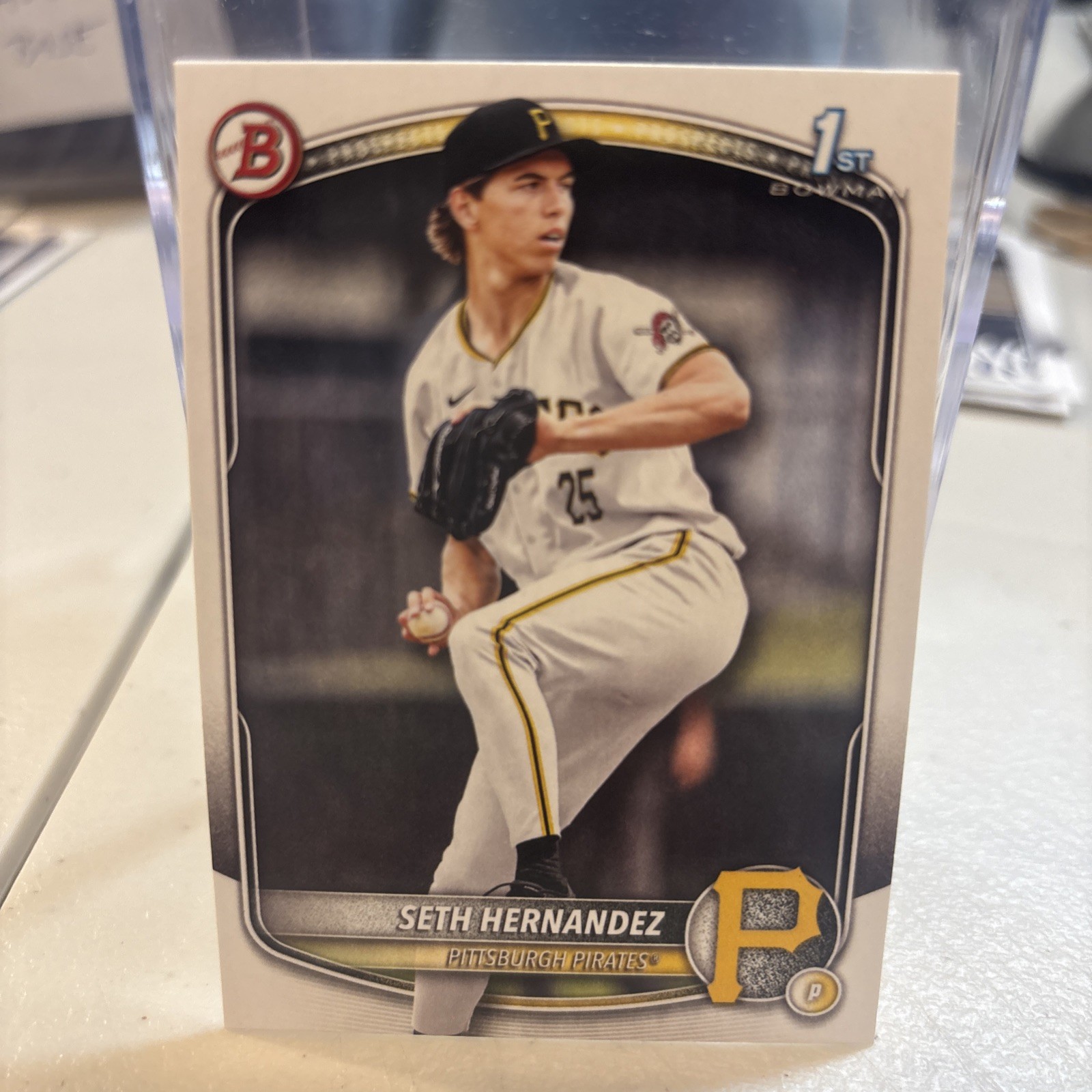 2025 1st Bowman Draft Rookie Prospect 1st Card Pirates SETH HERNANDEZ