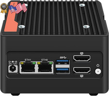 4 X Nvme Mini NAS Server 4 Bay NAS I3 N305 Pocket PC with Dual I226 V 2.5Gbe Lan