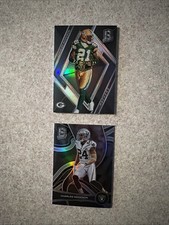 Charles Woodson Lot Of 2 Panin Spectra Cards /99 2018 Packers 2022 Raiders
