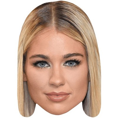 Amanda Clapham (Make Up) Celebrity Mask, Flat Card Face, Fancy Dress Mask