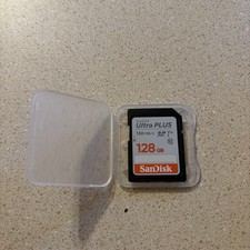 SanDisk Ultra PLUS 128GB Class 10 - SDXC UHS-I Memory Card - SDSDUW3-128G-AN6IN