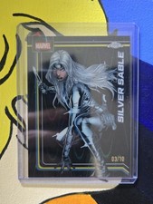 Silver Sable- #/10 Black Raywave Refractor #158- 2026 Topps Chrome Marvel Comics