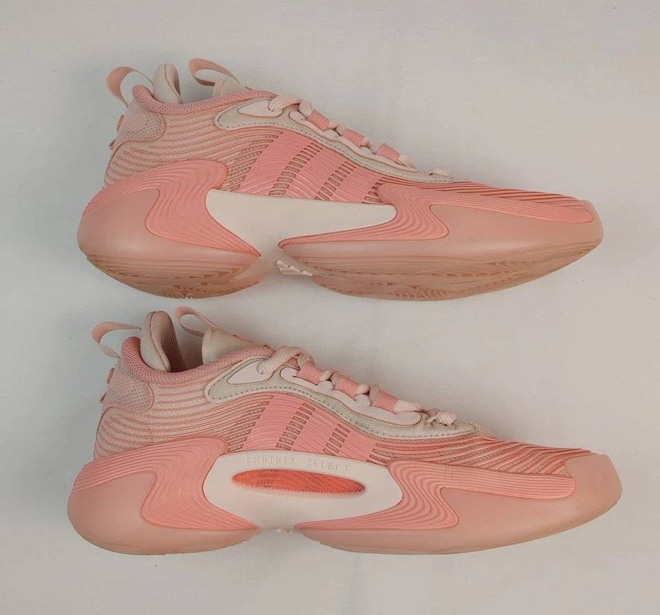 Adidas Exhibit Select 2.0 Womens Basketball Shoes Semi Pink Spark Size 7 - Image 4 of 4