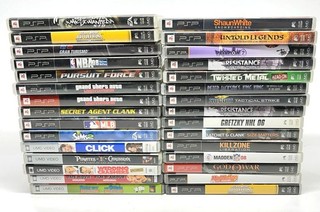 Lot of 30 Sony PSP Games