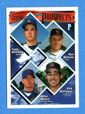 1994 Topps Gold #713 Todd Williams/Ron Watson/Kirk Bullinger/Mike Welch