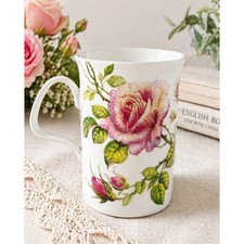 Roy Kirkham English Rose Fine Bone China Mug England 1992 Floral
