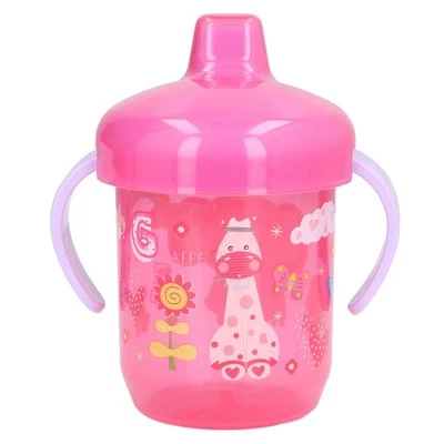 260 Ml (Rosenrot) Schnabeltasse Für Kleinkinder Tragbar Cartoon-Tiermuster BA - Bild 1 von 4