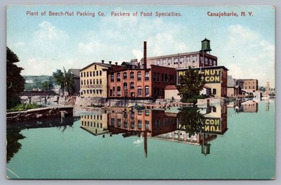 Plant of Beech Nut Packing Food Specialties Canajoharie NY Postcard P1