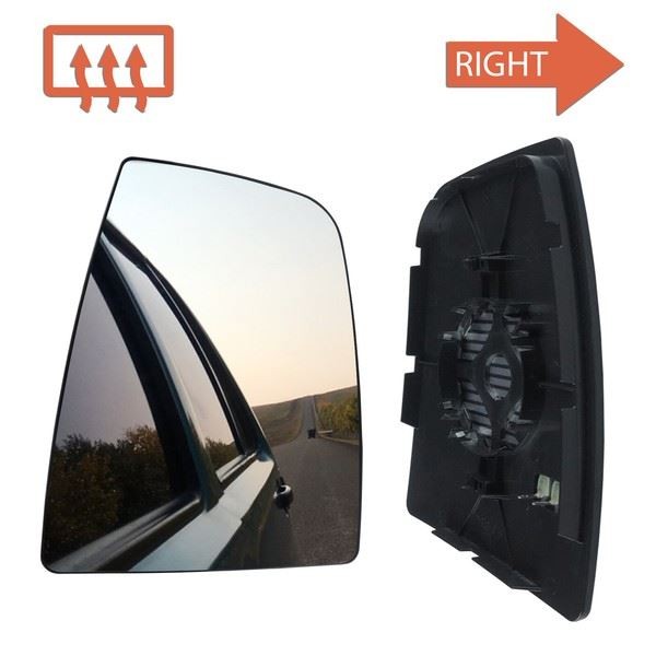 Passagier-Seite Spiegelglas Beheizt Mit Platte FüR Ford Transit MK8 2014+-image