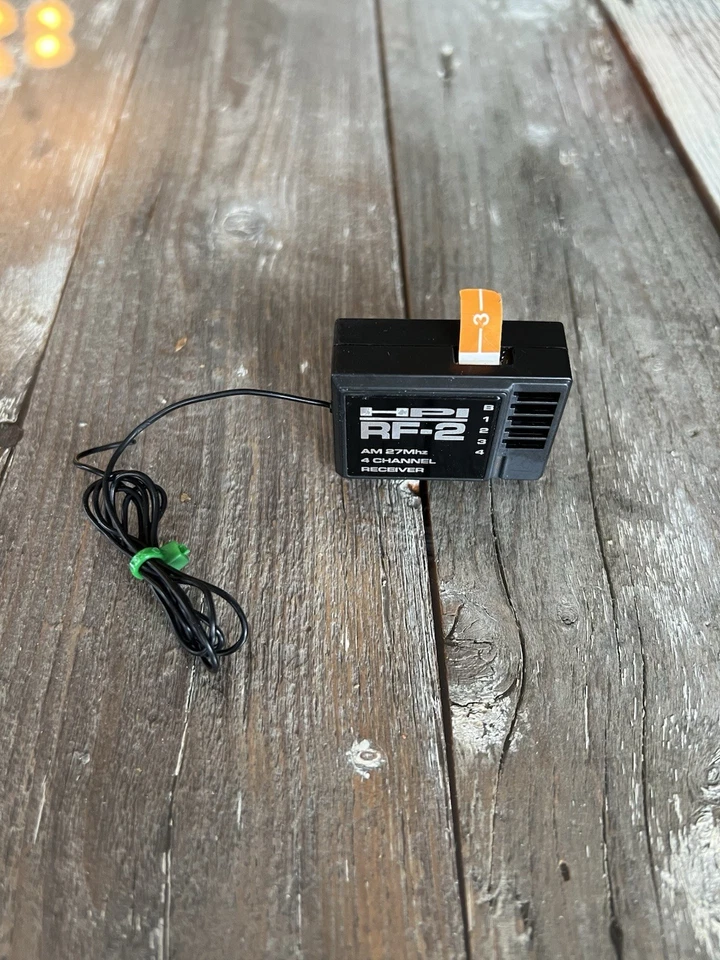 Hpi Rf-2 Am27Mhz Receiver 4 Channels 04083 With #3 Orange Crystals - Image 2 of 4