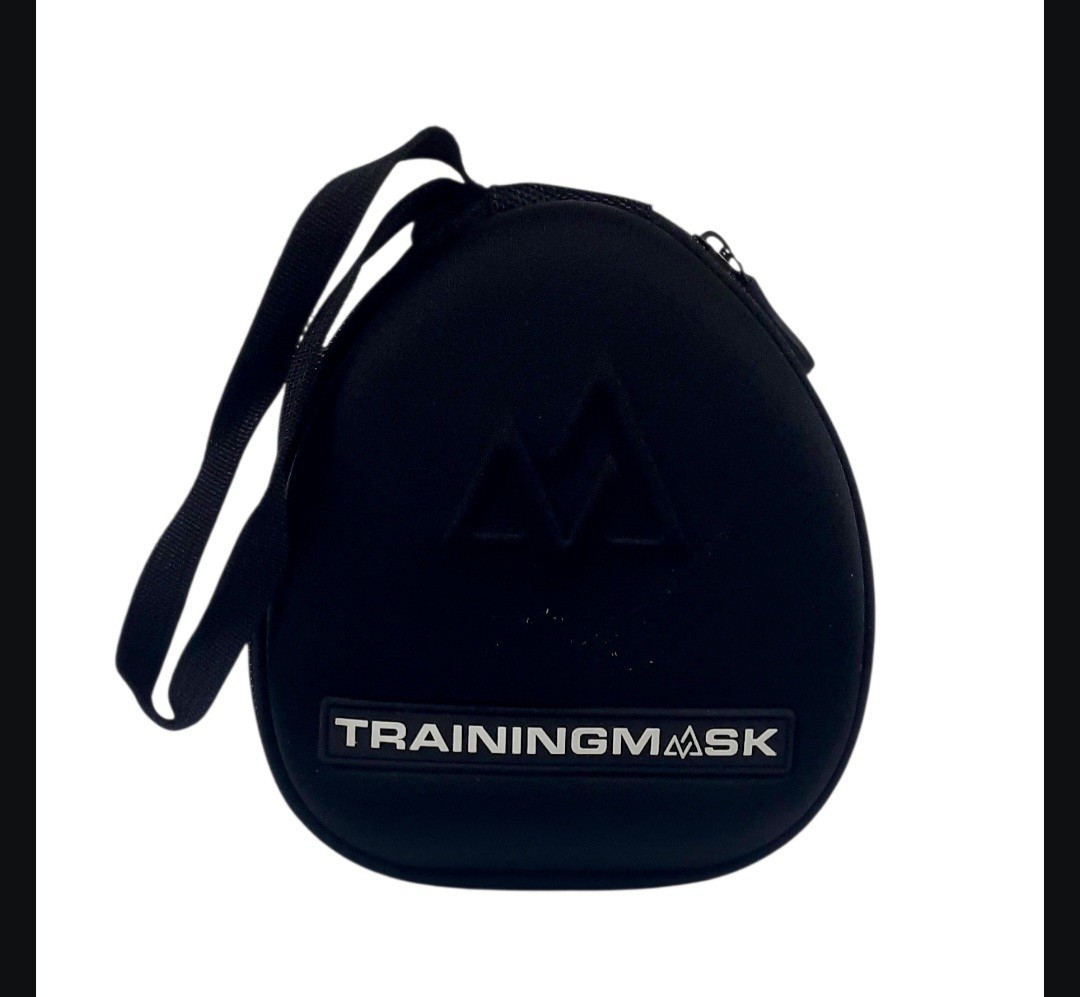 Training Mask Hard Carry Case with Quick Zip Pouch for Any Workout Mask