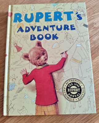 Rupert's Adventure Book  1940 Authentic Facsimile Edn Annual Concepts 1992 VGC