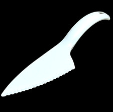 Tupperware Cut N Serve Pastry Server Cake or Pie Wedge Slicer White