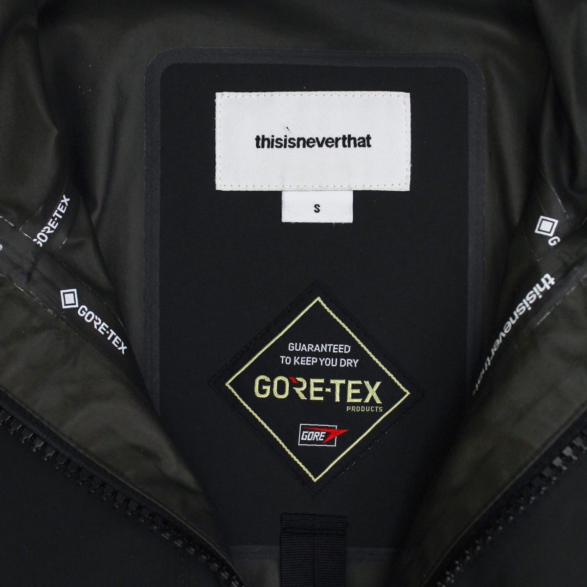 m*a様 thisisneverthat GORE-TEX PaclitePul thisisneverthat Dark Green Gore-Tex Paclite Hooded Rain Jacket