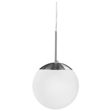 Pendelleuchte Cafe Kugelform nickel matt Glas opal Ø=20cm Nordlux