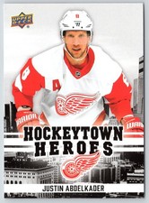 JUSTIN ABDELKADER 2025-26 DETROIT RED WINGS CENTENNIAL HOCKEYTOWN HEROES   90256
