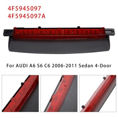 LED Third Brake Light Stop Lamp 4F5945097 Pour AUDI A6 S6 C6 06-11 Sedan 4-Door,