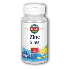 Zinc Lemon 60 Tabs 5 Mg by Kal