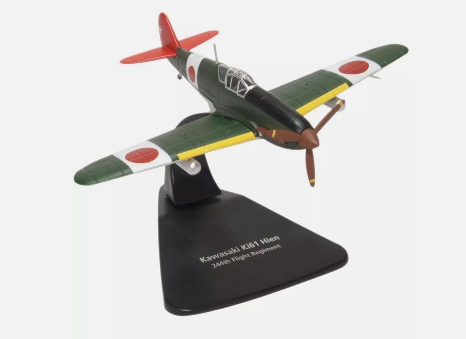 Avion Kawasaki Ki-61 Hien Oxford Diecast miniature 1/72 du 244e régiment