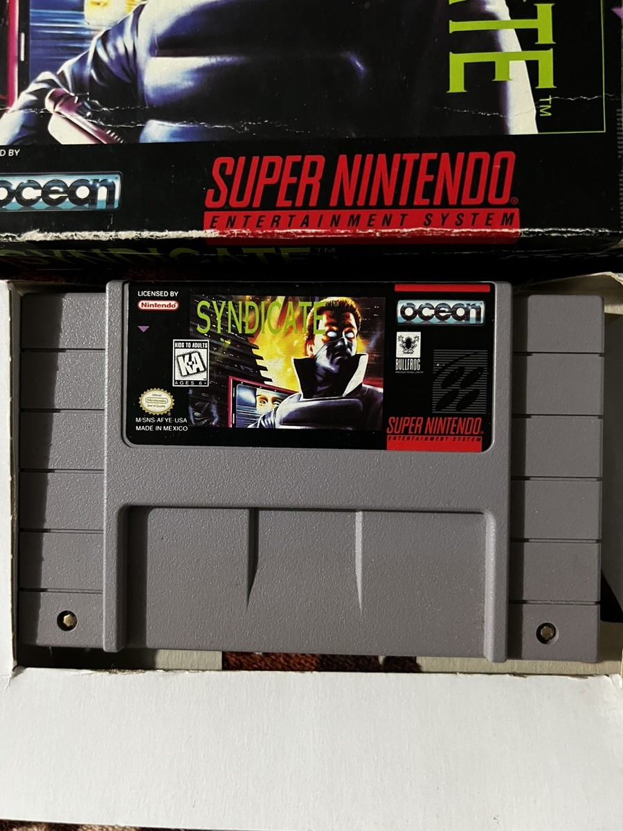 Syndicate (Super Nintendo Entertainment System, 1995) for sale