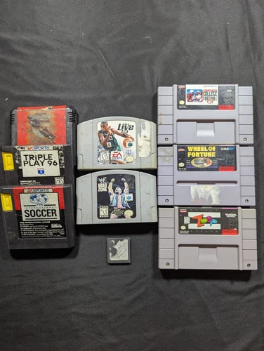 Video Game Lot SNES N64 Sega Genesis Nintendo DS Untested AS IS