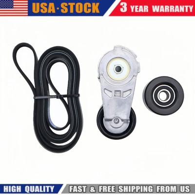 3xDrive Belt Tensioner Pulley Kit FIT Chevy Colorado GMC Canyon 2.8 2.9 3.5 3.7L