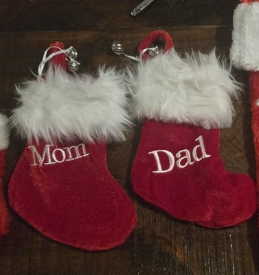 ''Mom'' & ''Dad'' Stockings