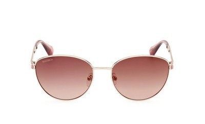 Max&CO. MO0105 32F Gold/Pink Metal Cat Eye Sunglasses Frame 56-17-140 nose pads
