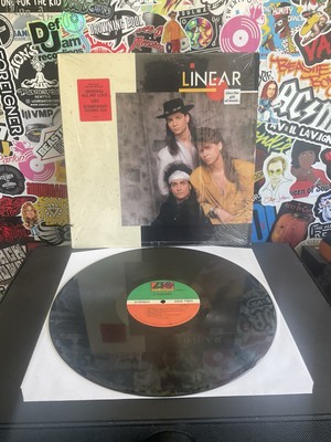 LINEAR Self Titled VG++ VINYL W/HYPE STICKER RARE