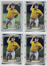 4 * GUS VARLAND * 2020 BOWMAN CHROME MEGA MOJO REFRACTOR BASE RC 