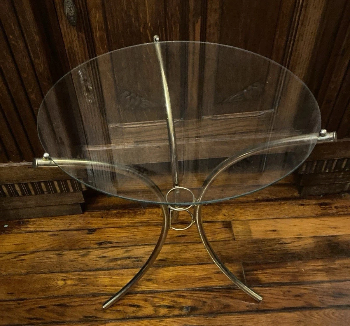 Glass Post - 1950 Time Period Manufactured Antique Tables for sale