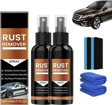 Rust Remover Spray, Rust Remover for Metal, Iron Stain Cleaner for Multiple Surf