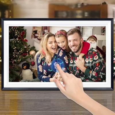 Digitaler Bilderrahmen Frameo WLAN IPS-Touchscreen 15,6 Zoll Foto Rahmen 32GB