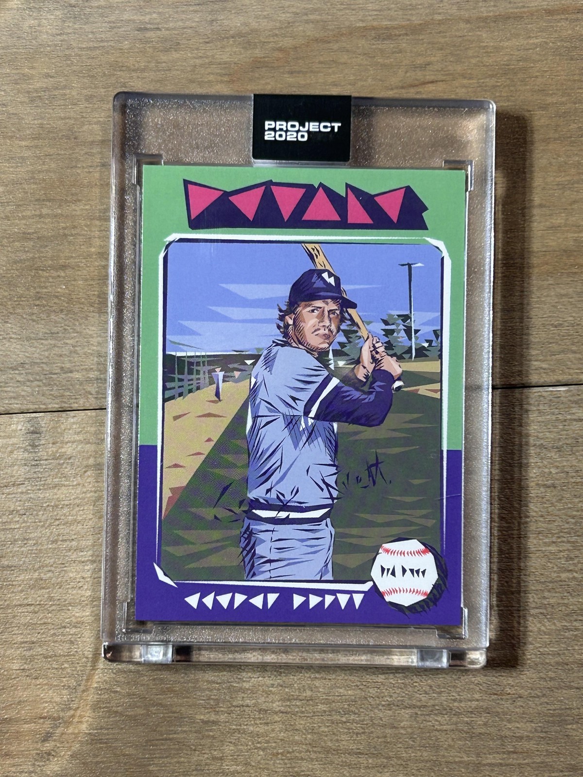 1975 Topps Project 2020 George Brett naturel Kansas City